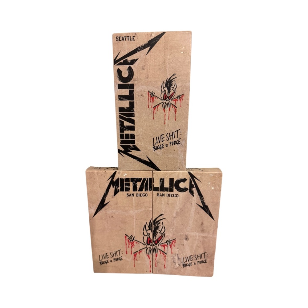 Metallica Live Shxt Binge and Purge VHS Set:  Like NEW! 90’s Concert Film
